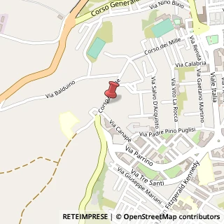 Mappa Corso dei Mille, 163, 91011 Alcamo, Trapani (Sicilia)