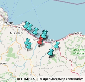 Mappa SP 121, 90018 Termini Imerese PA (9.45667)