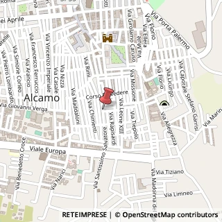 Mappa Via Santissimo Salvatore, 174, 91011 Alcamo, Trapani (Sicilia)
