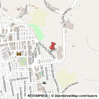 Mappa Via Porta Palermo, 49A, 91011 Alcamo, Trapani (Sicilia)