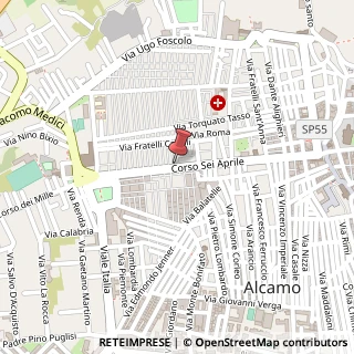 Mappa Corso VI Aprile, 305, 91011 Alcamo, Trapani (Sicilia)
