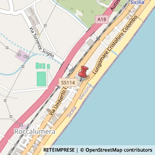 Mappa Via Nazionale, 3, 98027 Roccalumera, Messina (Sicilia)