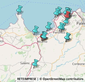 Mappa Via Manno Vito Tenente, 91011 Alcamo TP, Italia (18.5125)