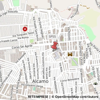 Mappa Via Tenente Vito Manno, 27, 91011 Alcamo, Trapani (Sicilia)