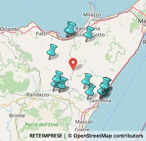 Mappa SS 185, 98050 Fondachelli-Fantina ME, Italia (15.35938)