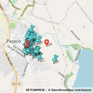 Mappa Via Partanna, 91027 Paceco TP, Italia (0.46429)