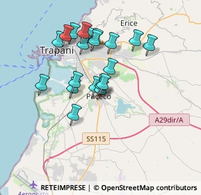 Mappa Via Archimede, 91027 Paceco TP, Italia (3.4275)