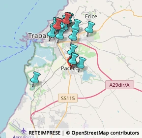 Mappa Via Archimede, 91027 Paceco TP, Italia (3.7375)