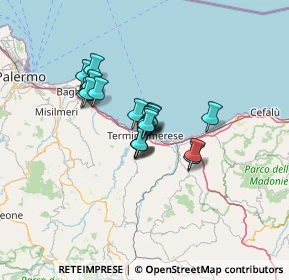 Mappa Viadotto Barratina II, 90018 Termini Imerese PA, Italia (9.4555)