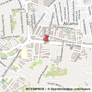 Mappa Viale Europa, 234, 91011 Alcamo, Trapani (Sicilia)