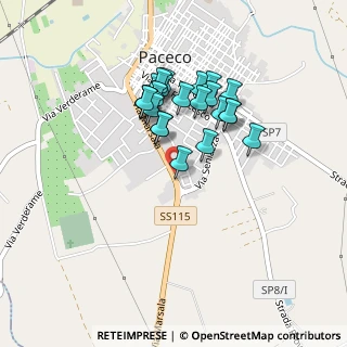 Mappa CORTILE BOUGANVILLE, 91027 Paceco TP, Italia (0.4)