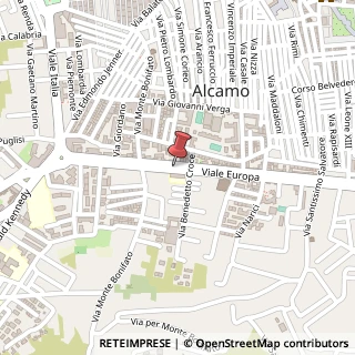 Mappa Viale Europa, 233, 91011 Alcamo, Trapani (Sicilia)