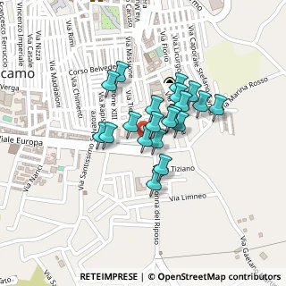 Mappa Via Zanella, 91011 Alcamo TP, Italia (0.165)