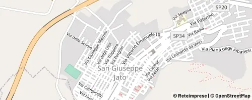 Mappa San Giuseppe Jato