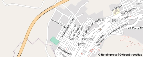 Mappa San Giuseppe Jato