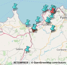 Mappa Via Stefano Monteleone, 91011 Alcamo TP, Italia (18.8465)