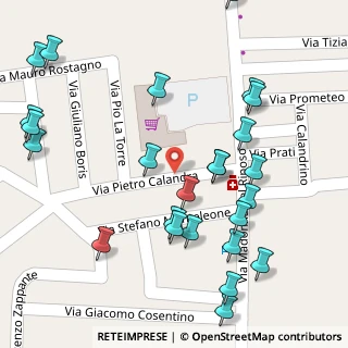 Mappa Via Stefano Monteleone, 91011 Alcamo TP, Italia (0.088)