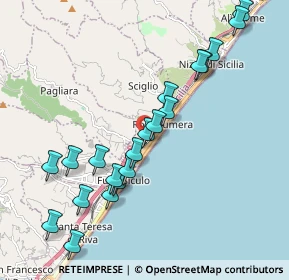 Mappa A18 Messina - Catania, 98027 Roccalumera ME, Italia (2.3095)