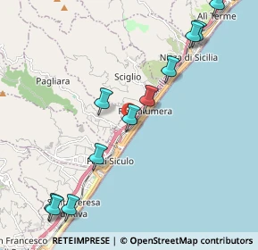 Mappa A18 Messina - Catania, 98027 Roccalumera ME, Italia (2.67455)