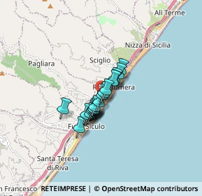 Mappa A18 Messina - Catania, 98027 Roccalumera ME, Italia (0.9745)