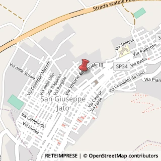 Mappa Via Vittorio Emanuele, 219, 90048 San Giuseppe Jato, Palermo (Sicilia)