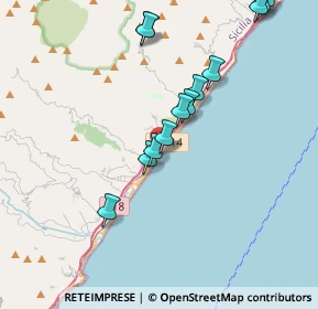 Mappa Via Lungomare Cristoforo Colombo, 98027 Roccalumera ME, Italia (4.44923)
