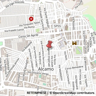 Mappa Via XV Maggio, 86, 91011 Alcamo, Trapani (Sicilia)
