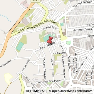 Mappa Corso dei Mille, 64, 91011 Alcamo, Trapani (Sicilia)