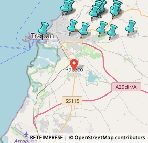 Mappa Via Ugo Foscolo, 91027 Paceco TP, Italia (6.722)