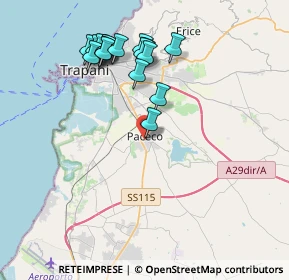 Mappa Via Ugo Foscolo, 91027 Paceco TP, Italia (4.34824)