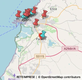 Mappa Via Ugo Foscolo, 91027 Paceco TP, Italia (4.81167)