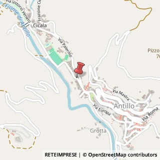 Mappa Via Ferraro, 3, 98030 Antillo ME, Italia, 98030 Antillo, Messina (Sicilia)