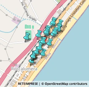 Mappa Via B Caminiti, 98027 Roccalumera ME, Italia (0.18148)