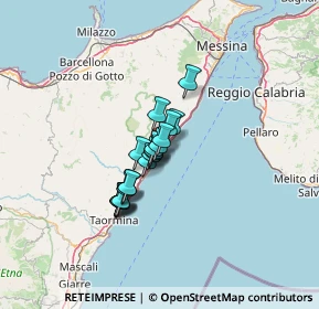 Mappa Via B Caminiti, 98027 Roccalumera ME, Italia (8.9865)