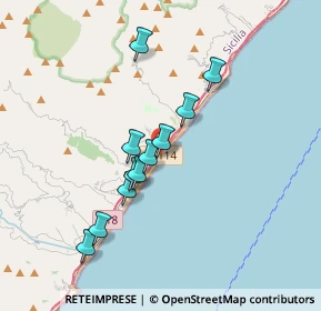 Mappa Via B Caminiti, 98027 Roccalumera ME, Italia (3.34818)