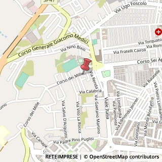 Mappa Corso dei Mille, 38, 91011 Alcamo, Trapani (Sicilia)
