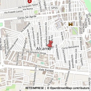 Mappa Via Vittorio Veneto, 218, 91011 Alcamo, Trapani (Sicilia)