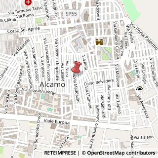 Mappa Via Maddaloni, 49, 91011 Alcamo, Trapani (Sicilia)