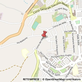 Mappa Corso dei Mille, 166, 91011 Alcamo, Trapani (Sicilia)