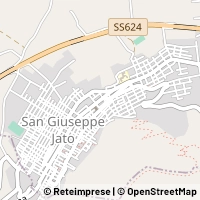 Kaart San Giuseppe Jato