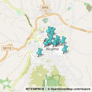 Mappa Via Vincenzo Bellini, 91011 Alcamo TP, Italia (0.50909)