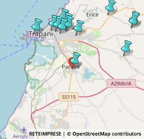 Mappa Via San Francesco, 91027 Paceco TP, Italia (5.56923)