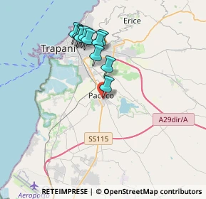 Mappa Via San Francesco, 91027 Paceco TP, Italia (3.78455)