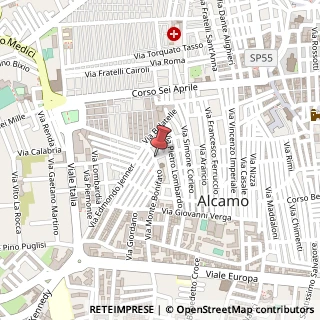 Mappa Via Monte Bonifato, 91011 Alcamo TP, Italia, 91011 Alcamo, Trapani (Sicilia)
