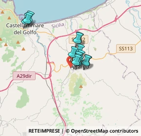 Mappa Via Canapè, 91011 Alcamo TP, Italia (2.75385)