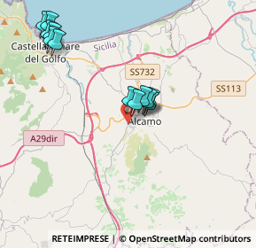 Mappa Via Canapè, 91011 Alcamo TP, Italia (4.27417)