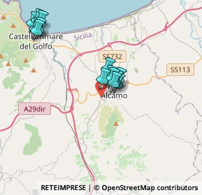Mappa Via Canapè, 91011 Alcamo TP, Italia (3.99214)