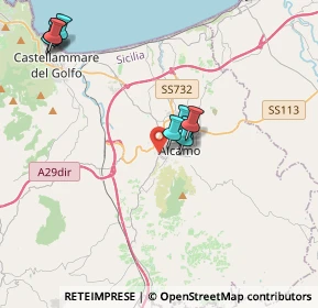 Mappa Via Canapè, 91011 Alcamo TP, Italia (4.47273)