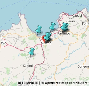 Mappa Via Canapè, 91011 Alcamo TP, Italia (8.85833)