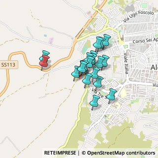 Mappa Via Carlo Goldoni, 91011 Alcamo TP, Italia (0.312)